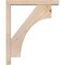 Ekena Millwork Westlake Block Smooth Bracket w/ Offset Brace, Douglas Fir, 3 1/2"W x 18"D x 22"H BKT0402X18X22WTL05SDF - alternate 4